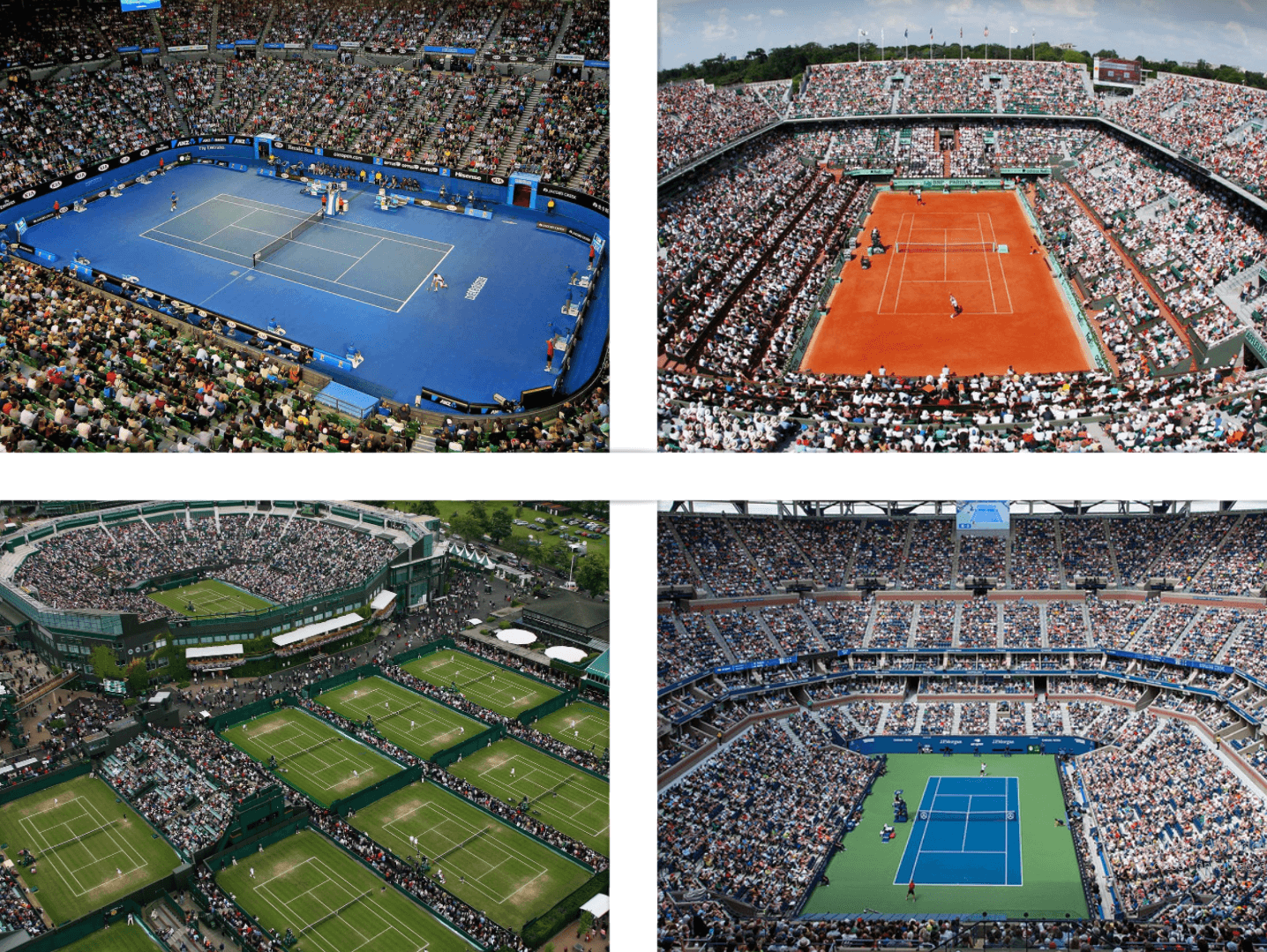 Saiba quais são os maiores campeonatos de tênis do mundo